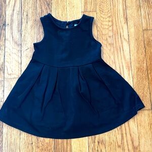 Old Navy black cotton dress. 18 to 24 months.